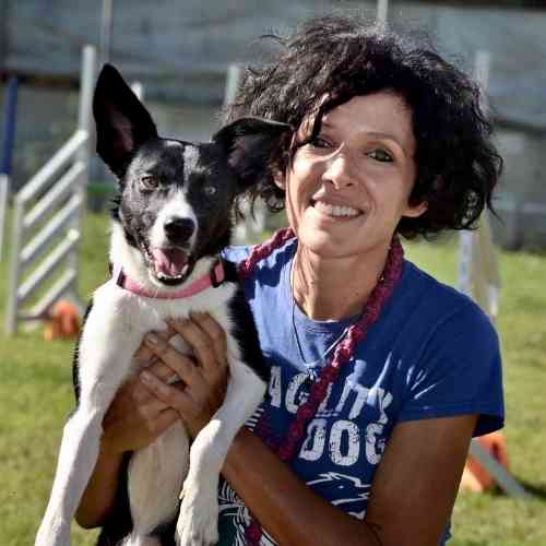 Angela Caso con Moonspell, Osteopata Animale & Dog Fitness Trainer